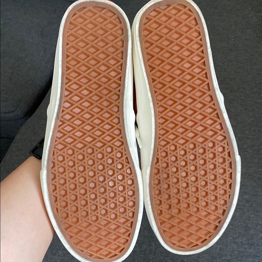 Vans Navy and Rainbow Stripe Sneakers women’s size 7.5 - Picture 5 of 13